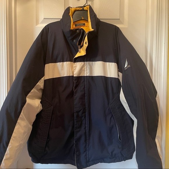 Men’s Vintage Nautica Competition NX3000  Puffer Jacket  Mens sz L - Picture 2 of 6